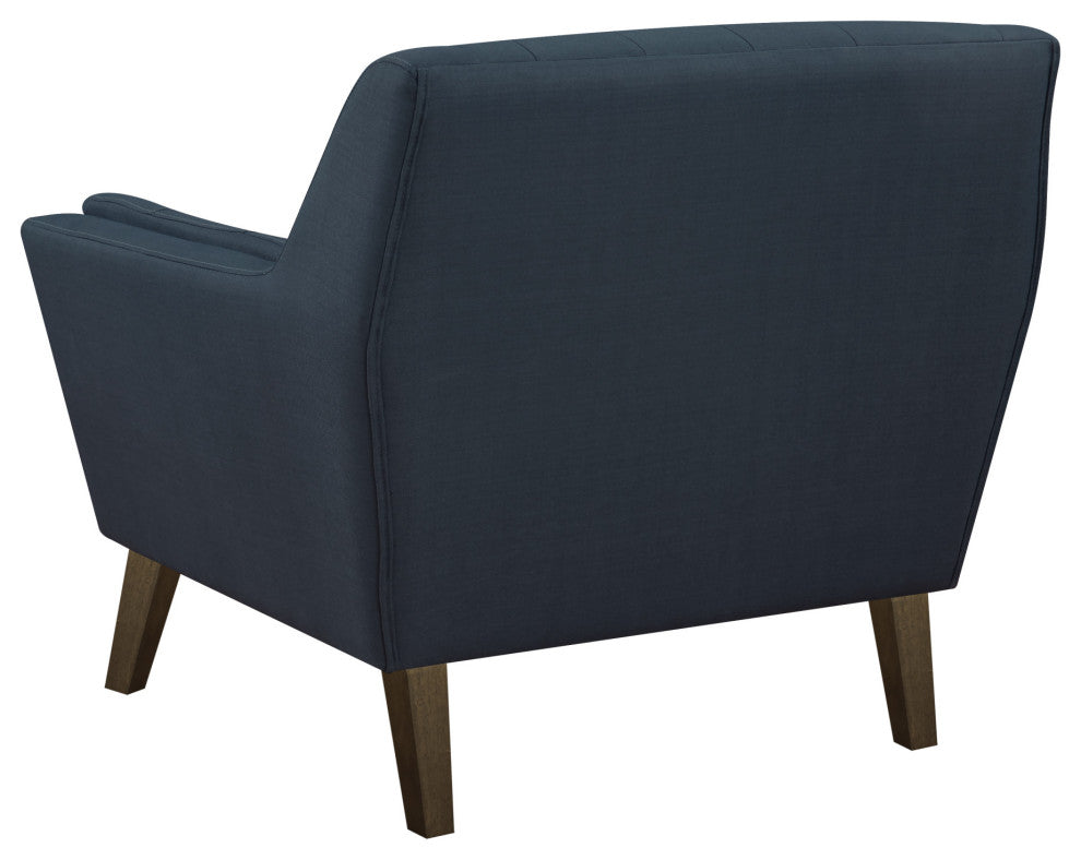 Mcclure Accent Chair, Navy Peacock