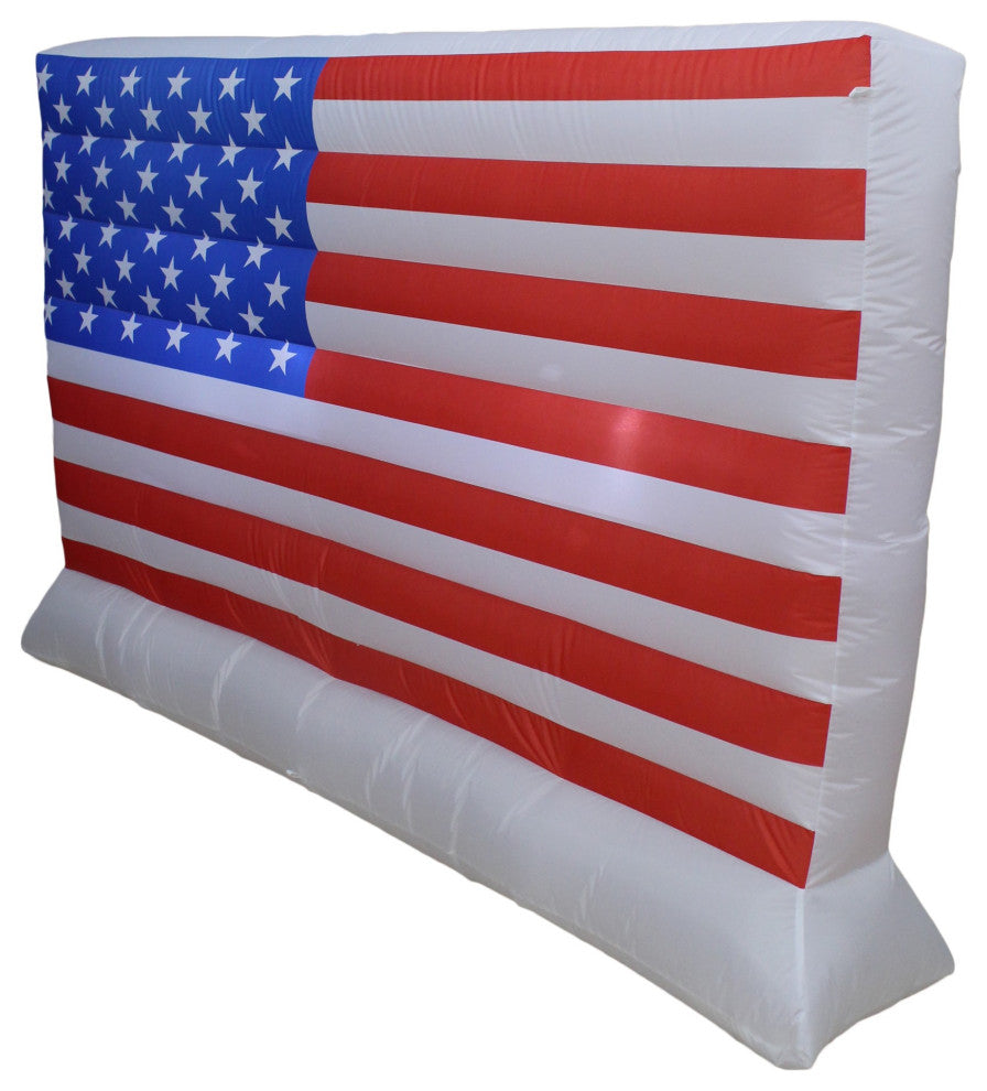 6' Long Patriotic Independence Day American Flag Inflatable Yard Decoration