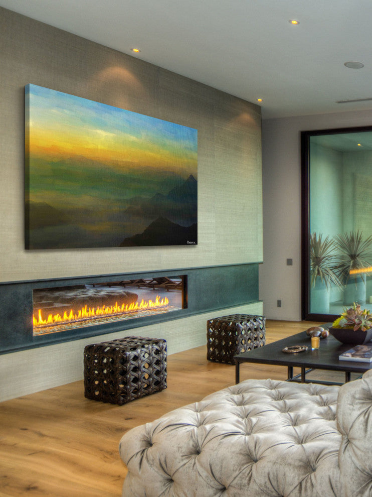 "Warm Landscape" Fine Art Canvas Print, 45"x30"