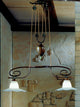 Country Line 1830 Pendant, White Scavo, Graphite and Silver