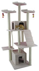 Classic Real Wood Cat Tree In Ivory, Jackson Galaxy Approved, Two Condos