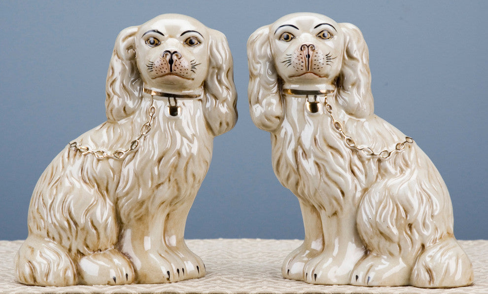 Pair of White Dogs