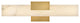 Hinkley Cadiz Medium Led Vanity, Heritage Brass