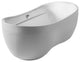 Bathhaus Oval Double Ended Lucite Acrylic Freestanding Bathtub
