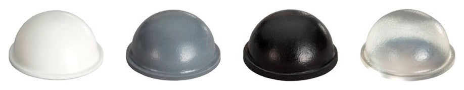 Round Adhesive Cabinet & Furniture Bumper Pads-BS15 .620"x.310"-128pcs, Black