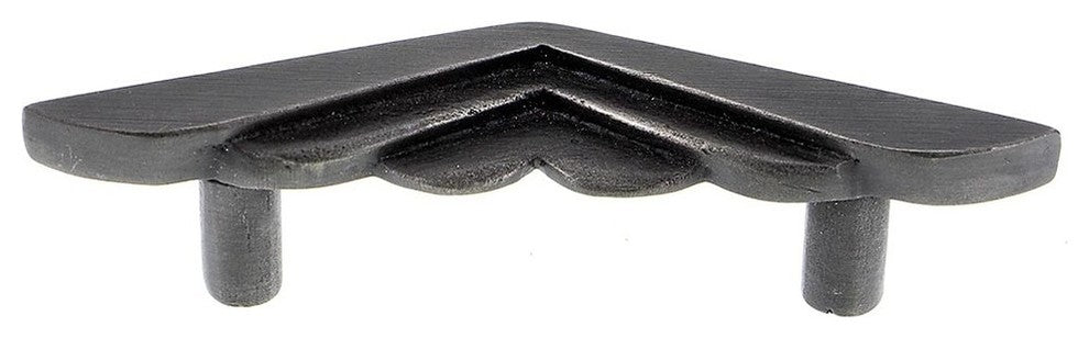Heart Cabinet Hardware Pull, Vintage Pewter