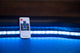 Lumen HD Poker Table, Black, Blue, 11 People, Led Lights, Cupholders