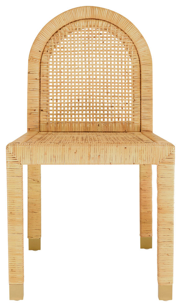 Amara Natural Rattan Arched Back Dining Chair
