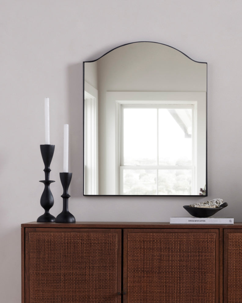 Jacques Small Mirror-Gunmetal