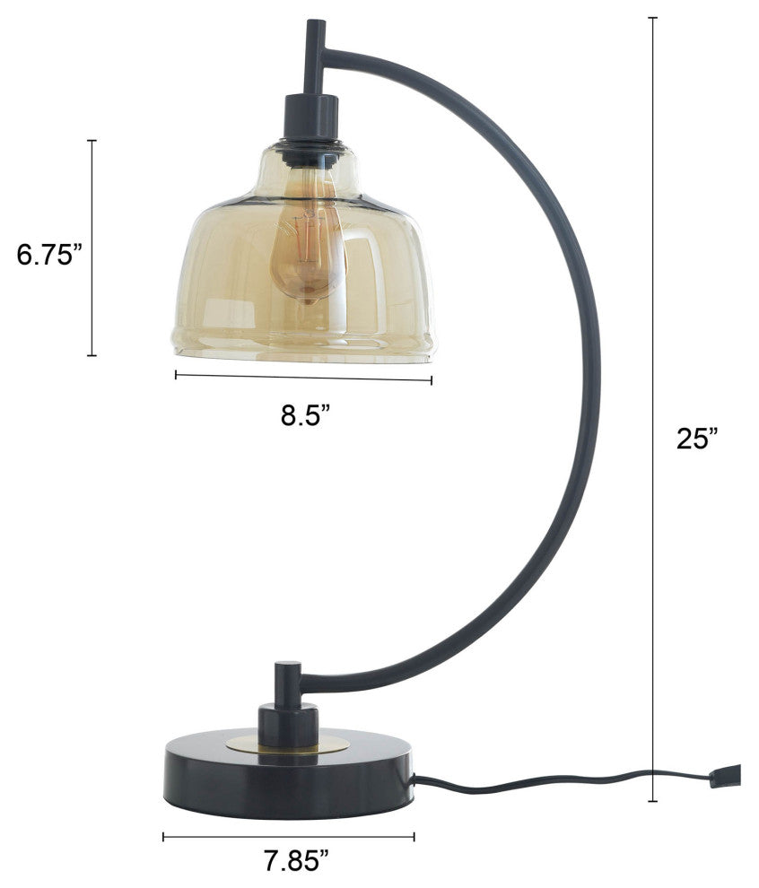 Fellows 26" Arched Table Lamp