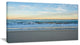 "Blue Splashing Scene Beach" Seashore Canvas Print, 40"x20"