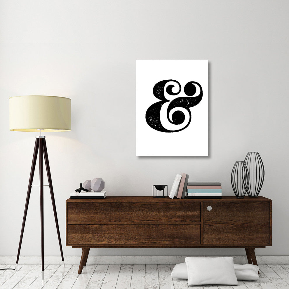 "Ampersand Poster White" Fine Art Print