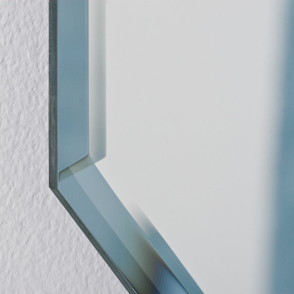 Frameless Octagon Beveled Mirror