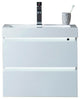Vanity Art LED Lighted Wall-Hung Single-Sink Vanity With Resin Top, 24"