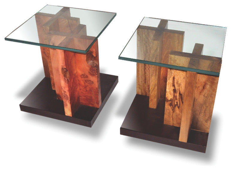 Maze Side Table, Mango