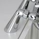 KS227C Deck Mount Clawfoot Tub Faucet With Hand Shower, Polished Chrome