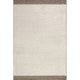 Dune Wool Area Rug, Ivory 6' x 9'