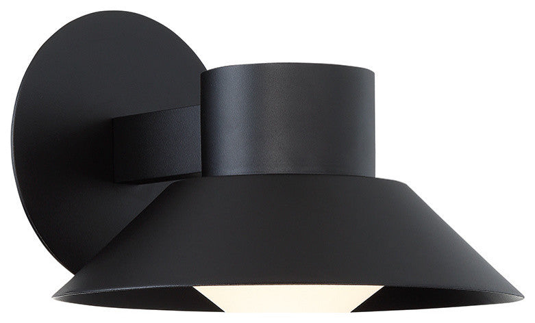Modern Forms Oslo 10" LED Outdoor Wall Sconce in Black