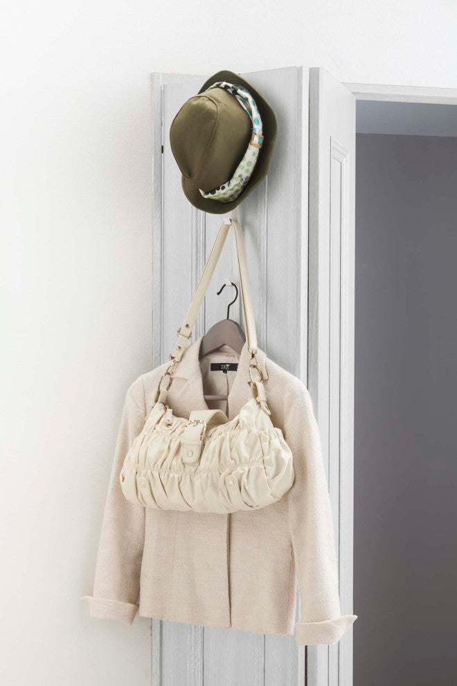 Smart Over-The-Door Rack, White