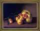 Sarah Miriam Peale Still Life with Peaches Framed Premium Canvas Print, 18"x27"