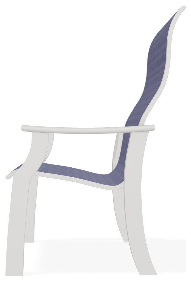 St. Catherine Sling Outdoor Armchair, Breeze/Snow