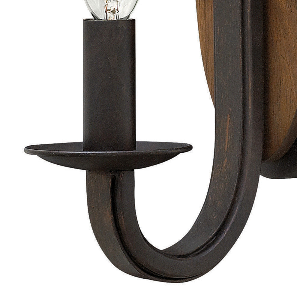 Fredrick Ramond Bastille Small Single Light Sconce, Vintage Bronze