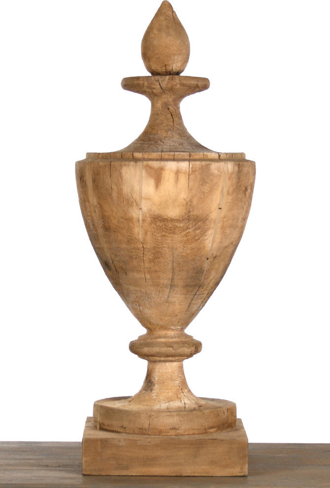 Wooden Urn, 14x34"