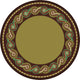 Rolling Water Rug, Multi, 8'x8' Round, Round