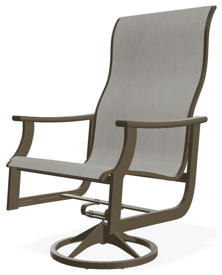 St. Catherine Sling Outdoor Supreme Swivel Rocker, Augustine Oyster/Beachwood