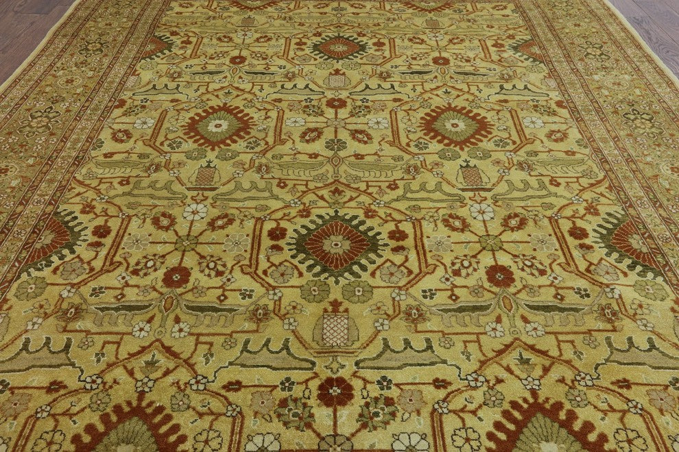 8'x10' Oriental Chobi Peshawar Hand Knotted Rug, W1975