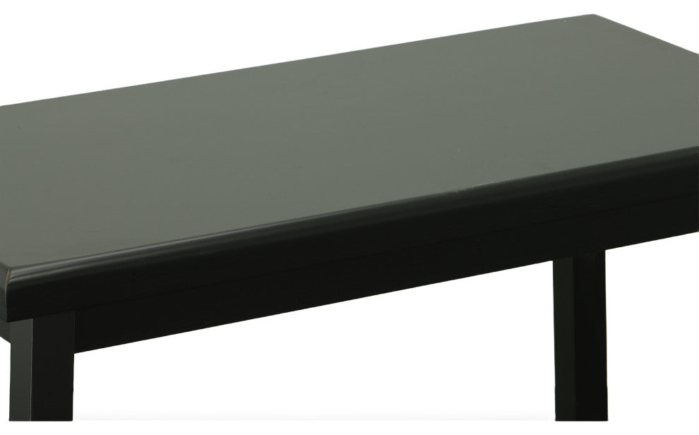 Asian Bar Table, Antique Black