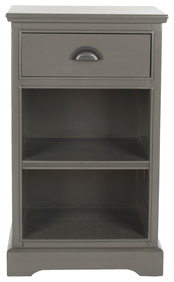 Safavieh Griffin 1-Drawer Side Table, Gray