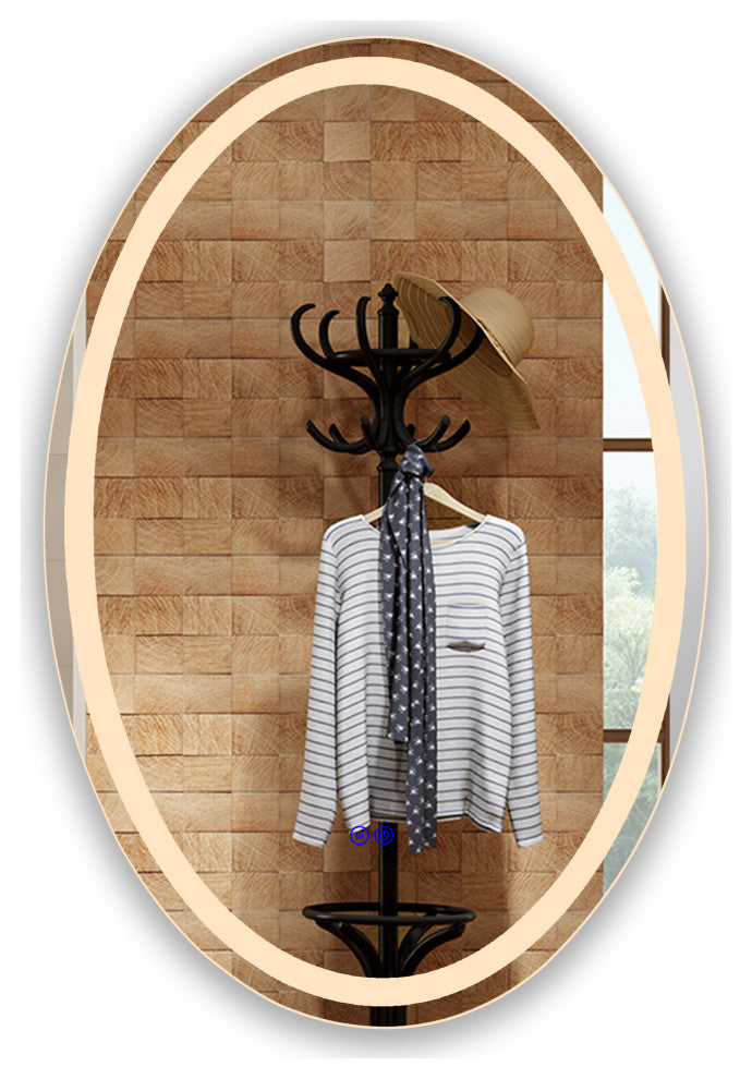 CHLOE Lighting SPECULO Back Lit LED Mirror 4000K, Wam White, 28"