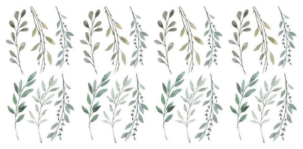 Country Leaves Peel And Stick Wall Decals