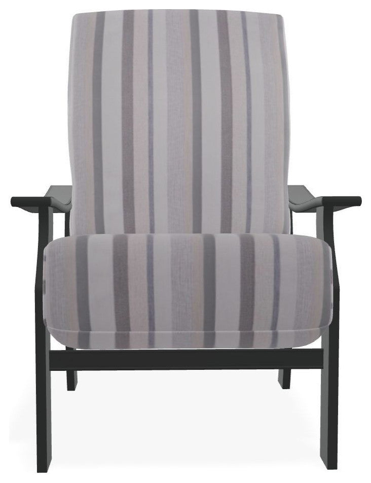 St. Catherine Deep Seat Outdoor Armchair, Sensory Dove/Graphite