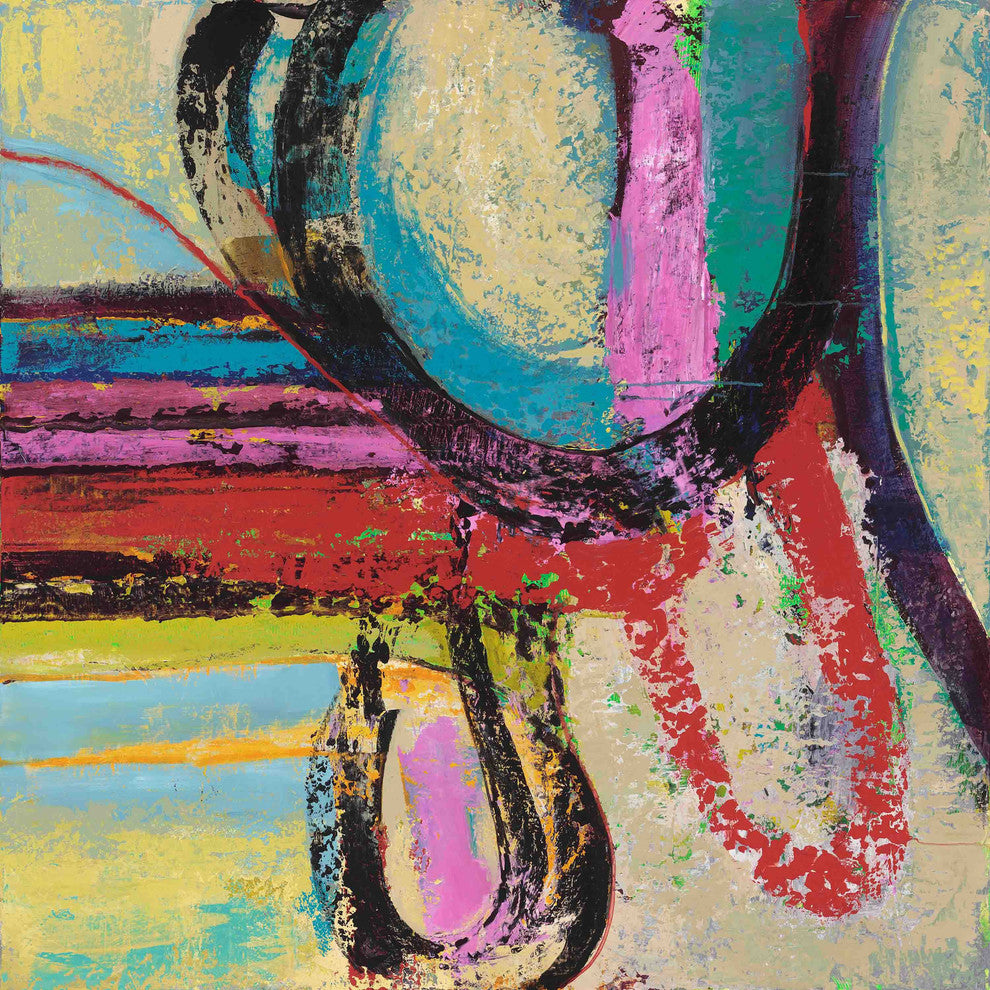 "Alpha" Painting Print on Wrapped Canvas by Julie Joy