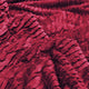 Air Brushed Colleen Oversized Faux Fur Throw Blanket, Burgundy, 60x70