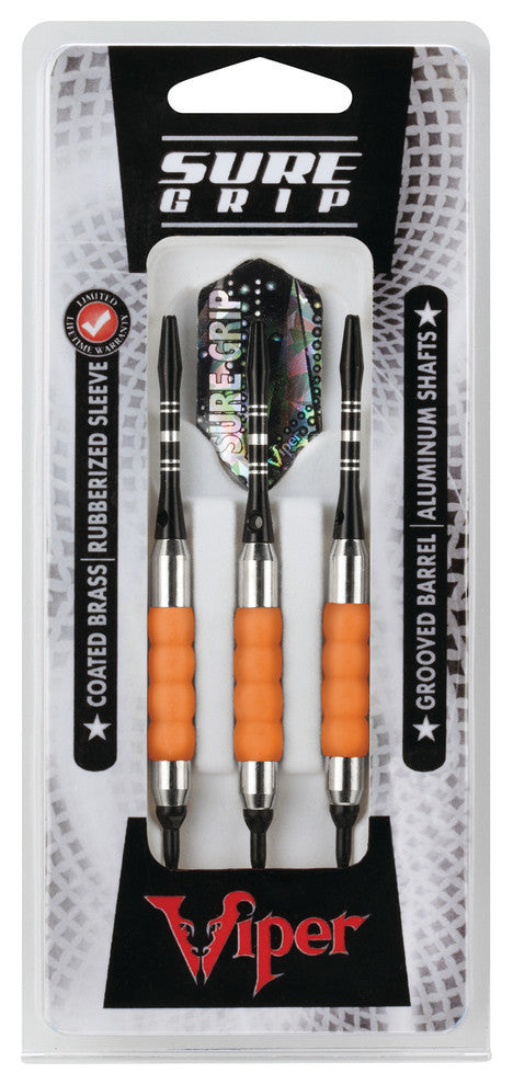 Viper Sure Grip Orange Soft Tip Darts, 18 Grams
