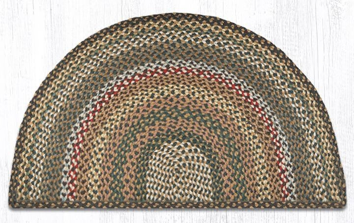 Fir/Ivory Large Rug Slice, 24"x39"
