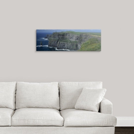 "Cliffs of Moher County Clare Ireland" Canvas Art, 36"x12"x1.25"