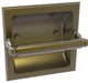 Regal Recessed Toilet Tissue Holder, Antique Brass