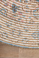 Round Damavand Distressed Area Rug, 8' Round