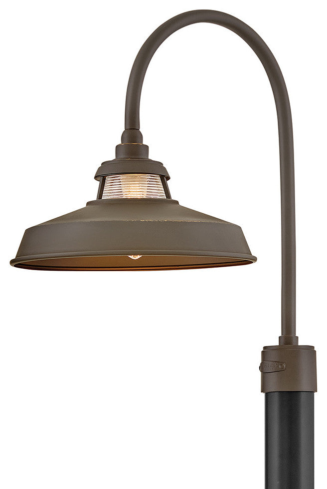 Hinkley Troyer Medium Post Mount Lantern, Oil Rubbed Bronze
