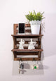 Rustic Wall Mounted Shelves for Kitchen