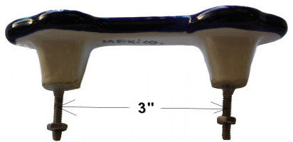 Peacock Talavera Ceramic Drawer Pull