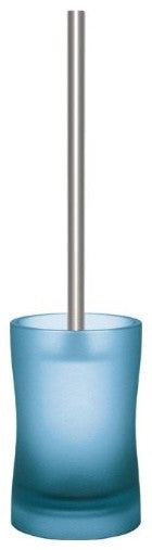 Modern Impact Resistant Bath Accessories, Fortune, Aqua, Toilet Brush Set