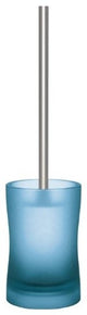 Modern Impact Resistant Bath Accessories, Fortune, Aqua, Toilet Brush Set
