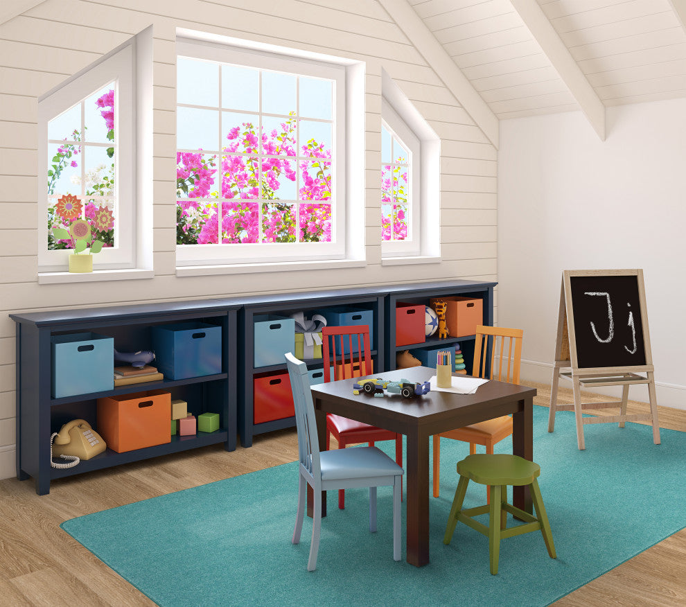 Kid Essentials Rug, Just Kidding, Seafoam, 12'x8'