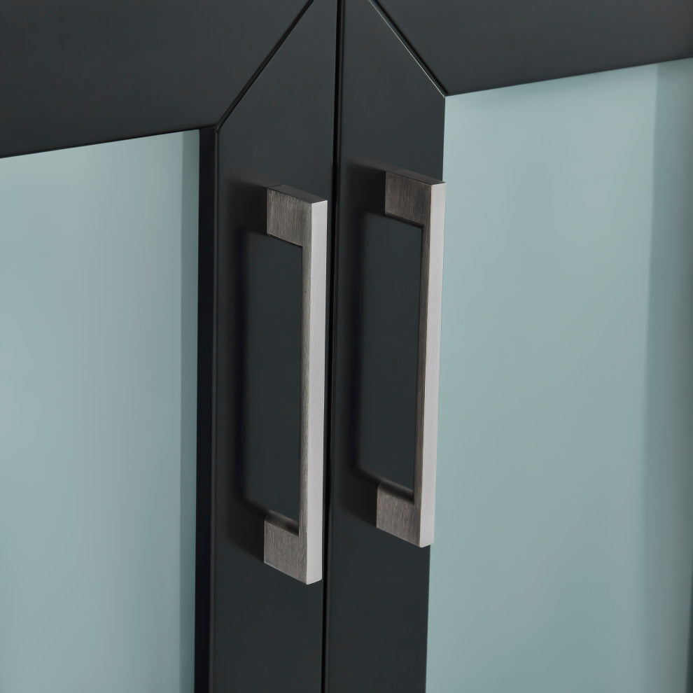 Vanity Art Vanity Set With Ceramic Top, 72", Espresso