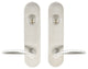 Stratus Lever, Tubular Entry, Double Cylinder, Satin Stainless Steel